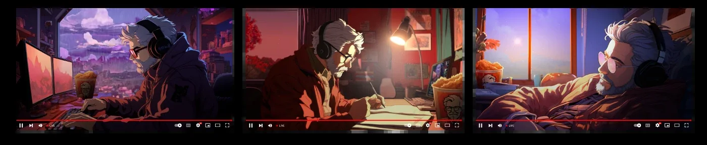 KFC — Lo-Fried Beats campaign visual 2