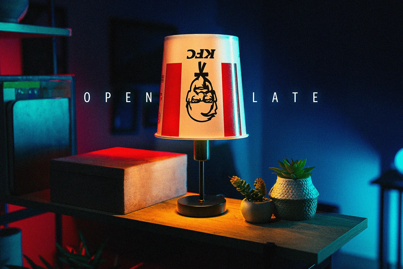 KFC — Open Late print execution 2