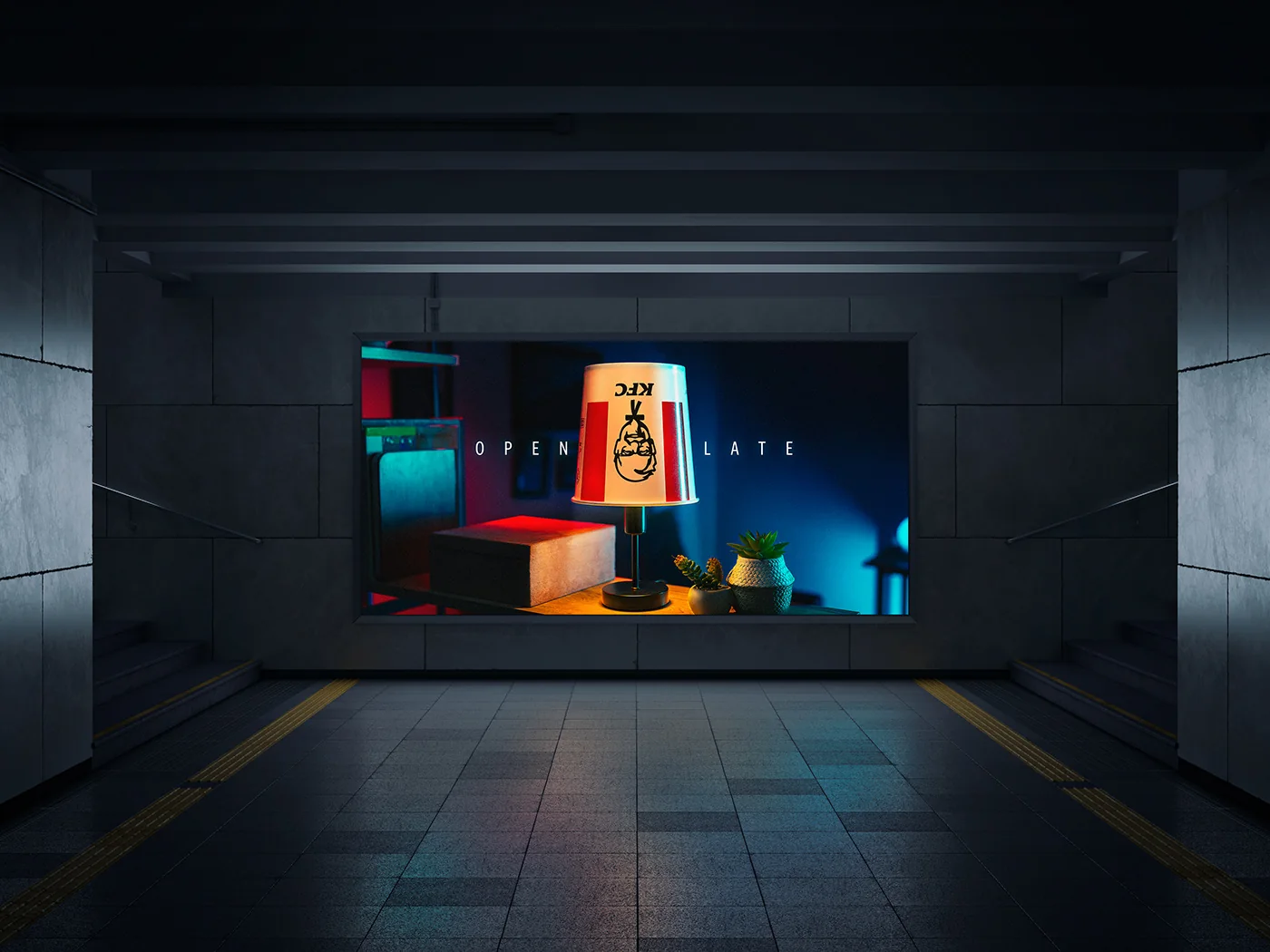 KFC — Open Late print execution 4