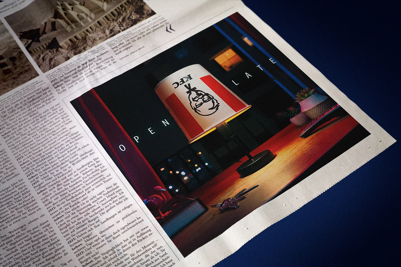 KFC — Open Late print execution 5