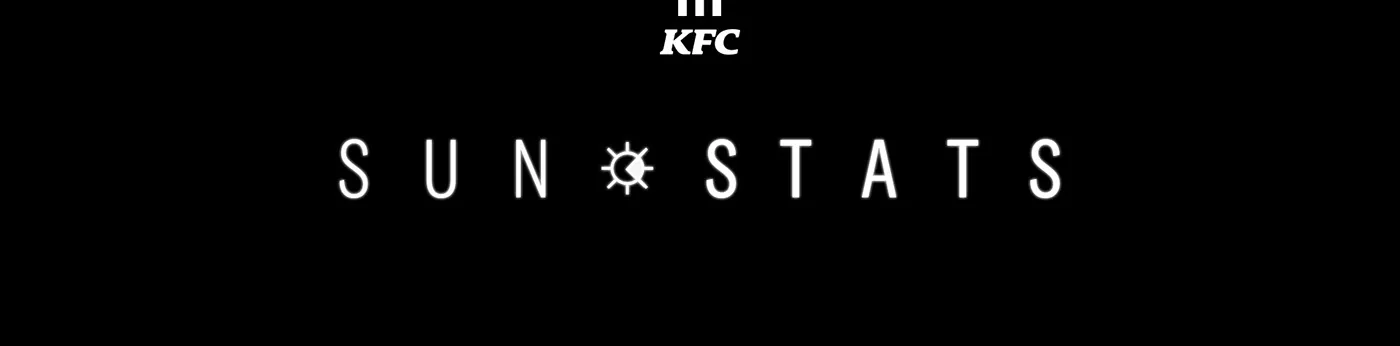 KFC — Sun Stats print execution 1